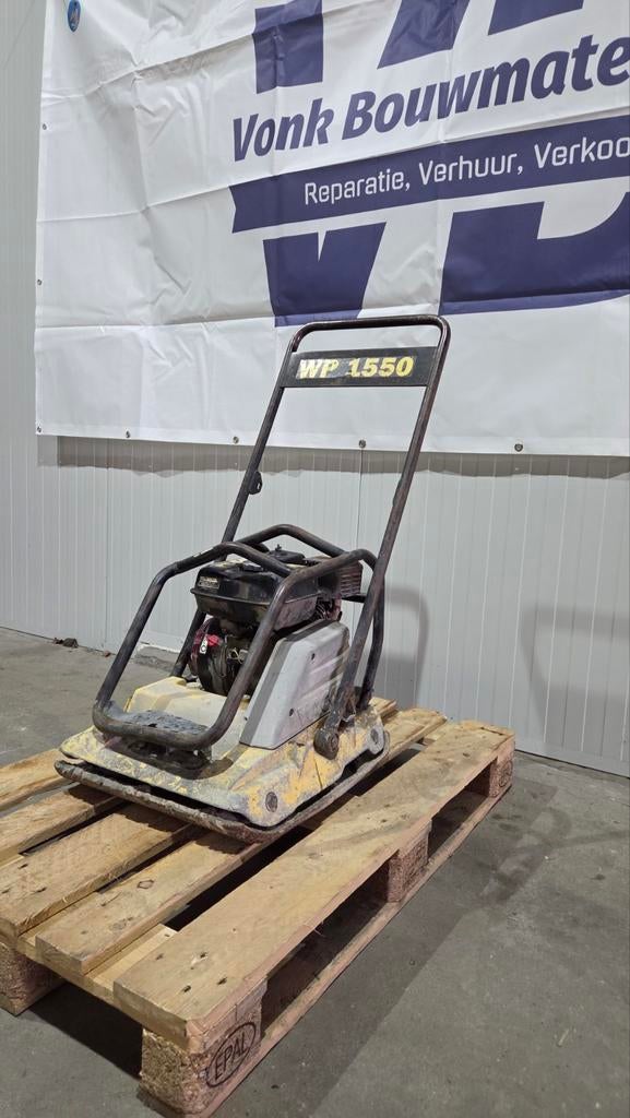Wacker Neuson WP1550 trilplaat, Tuin en Terras, Hand-tuingereedschap, Ophalen of Verzenden, Gebruikt, Overige soorten, Wacker neuson