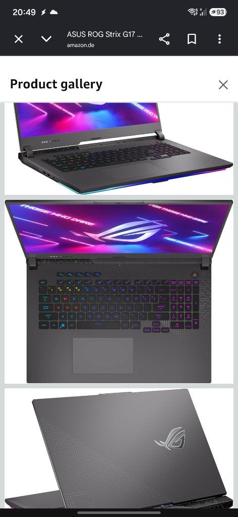 Asus rog g17, Ophalen of Verzenden