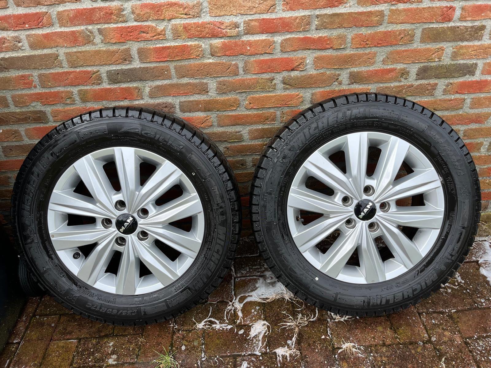 Originele vw man velgen 235/60/17 zgan zomerbanden, Banden en Velgen, 17 inch, Ophalen of Verzenden, 235 mm