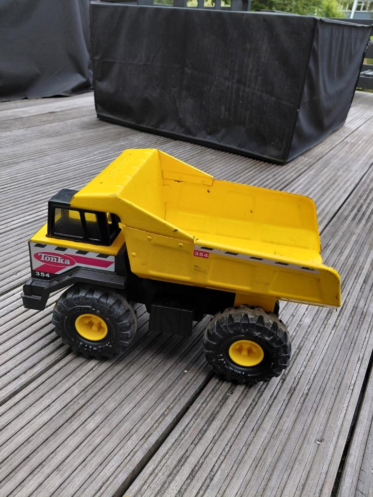 Dumptruck tonka, Kinderen en Baby's, Speelgoed | Speelgoedvoertuigen, Ophalen of Verzenden, Gebruikt
