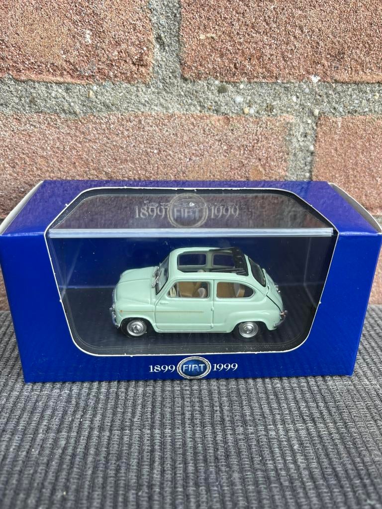 1:43 Fiat 600D, Ophalen of Verzenden, Nieuw, Auto, Overige merken