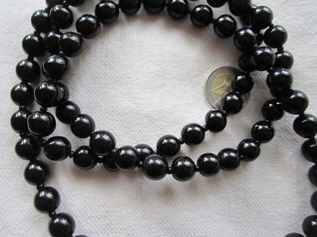 39.   Schitterende oude ketting, agaat,  110cm / 12mm, Ophalen, Overige materialen, Ketting