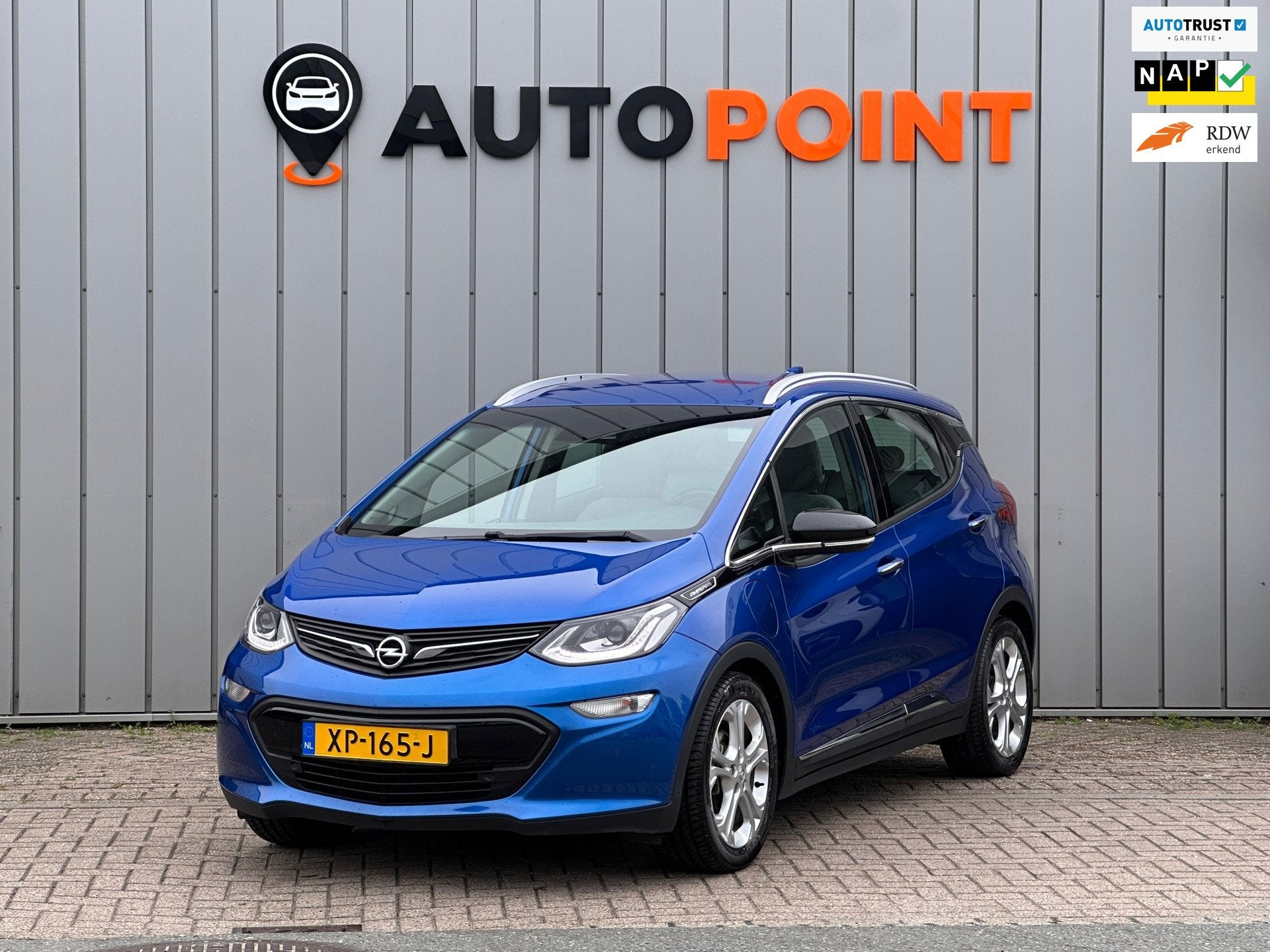 Opel Ampera-e Business executive 60 kWh SOH 100 %, Auto's, 163 min, Gebruikt, Zwart, Blauw
