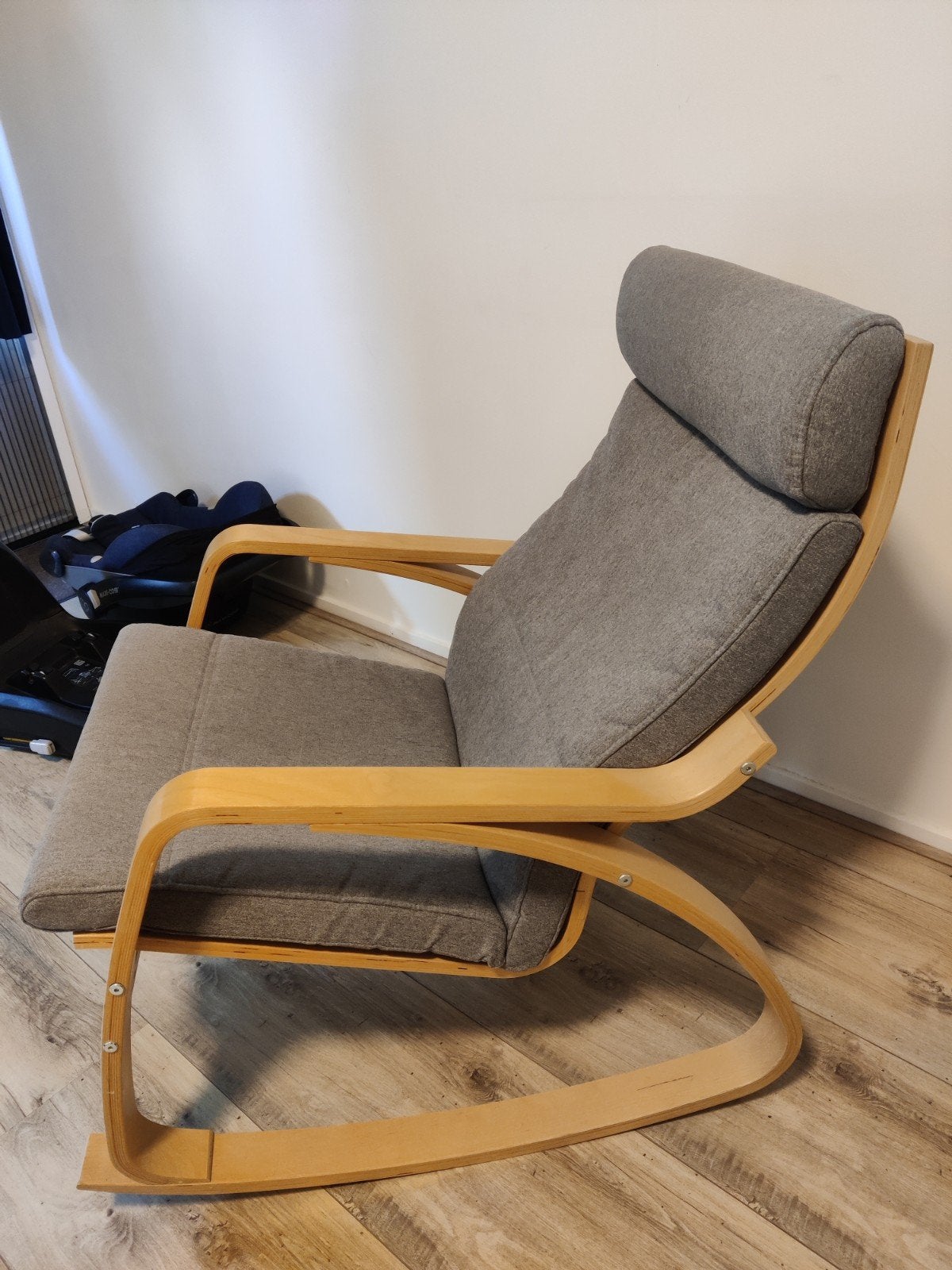 Ikea Poang schommelstoel, Ophalen, Zo goed als nieuw, 75 tot 100 cm, 50 tot 75 cm