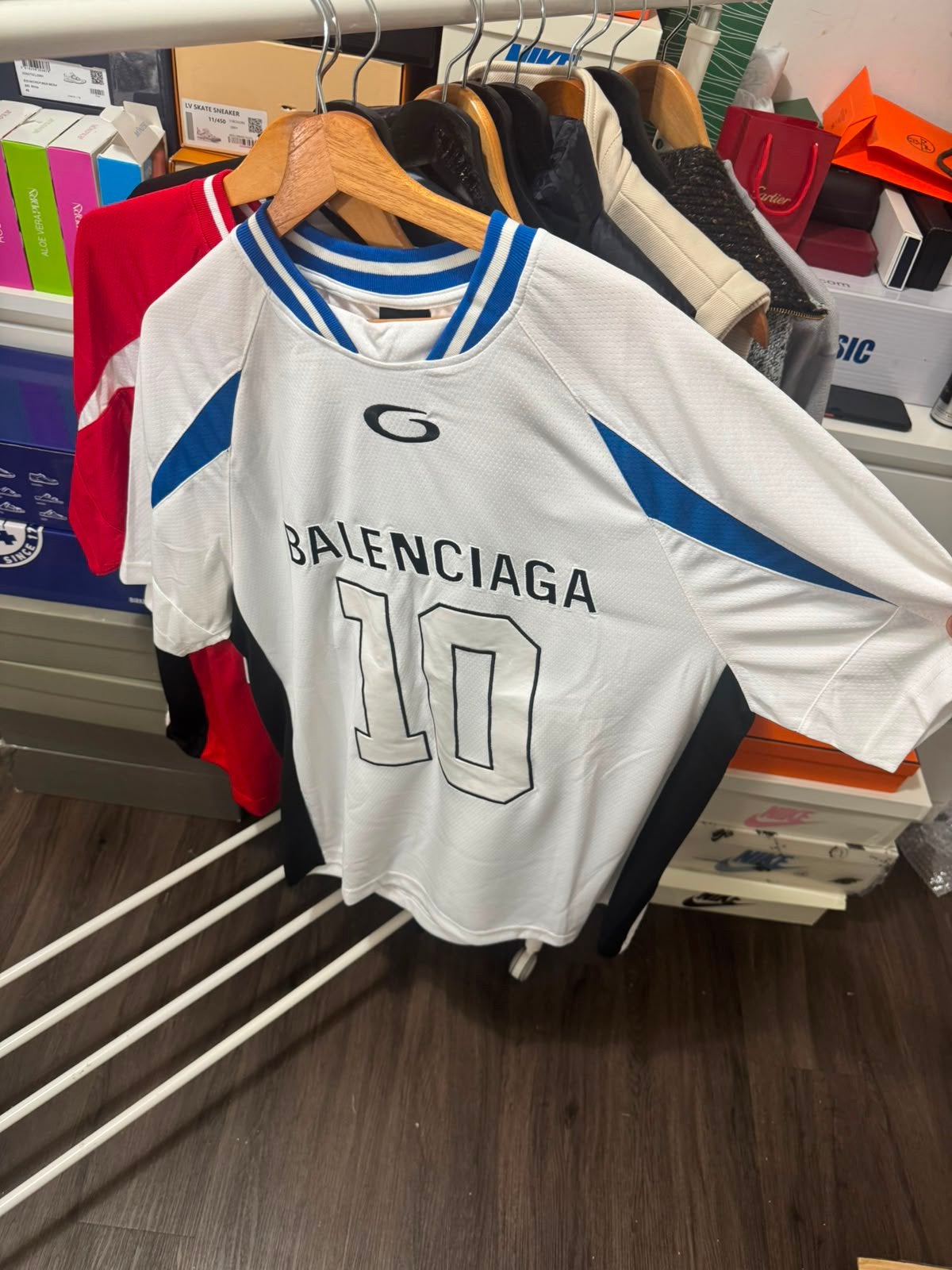 Balenciaga x NBA Collab Jersey wit, Ophalen of Verzenden, Nieuw, Wit