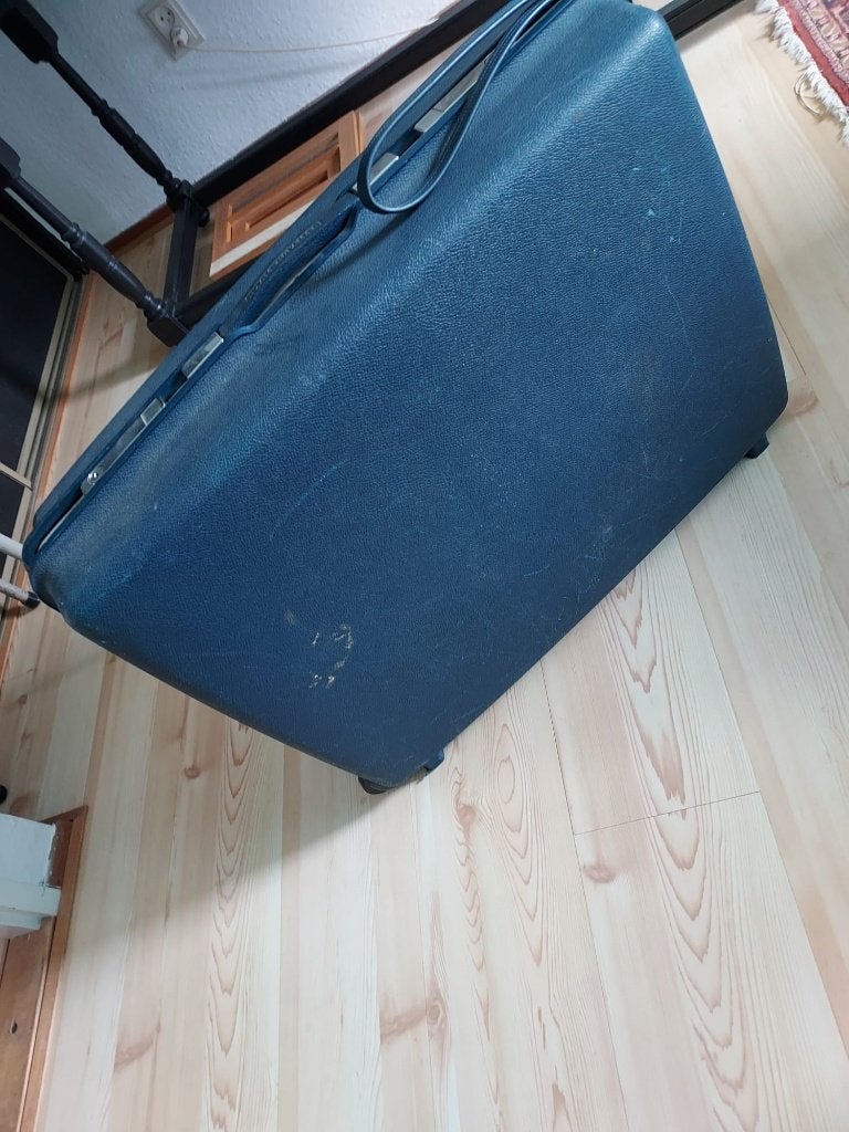 koffer, Wieltjes, Gebruikt, 50 tot 60 cm, Hard kunststof