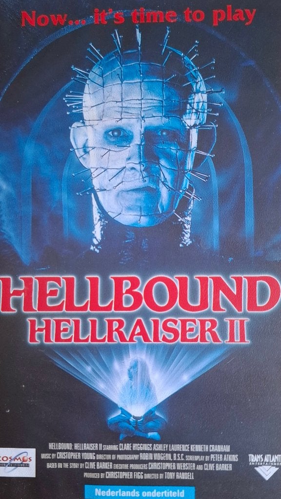 Hellraiser 2: Hellbound - VHS - RCV, Horror, Nederlands ondertiteld, Engels, Vanaf 16 jaar