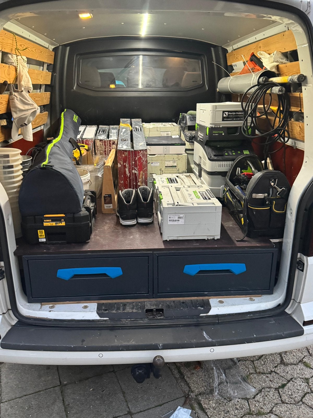 Sortimo ladesysteem voor VW Transporter T6/T6.1 Dubbele Cab, Ophalen, Gebruikt