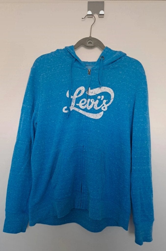 Levi’s blauw vest maat XL, Blauw, Maat 46/48 (XL) of groter, Ophalen of Verzenden, Gedragen