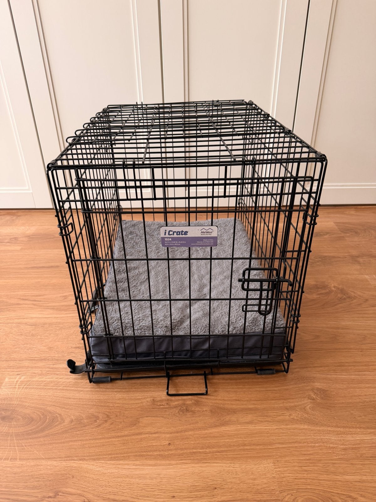 Midwest icrate with bed (pet crate), Ophalen of Verzenden, Zo goed als nieuw