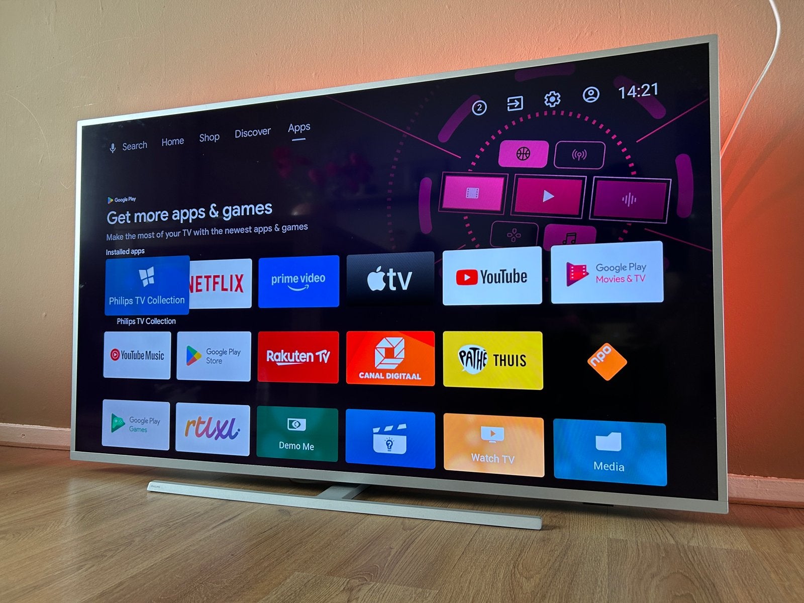 Philips Smart TV 58 inch 4K Ambilight, Ophalen, Zo goed als nieuw