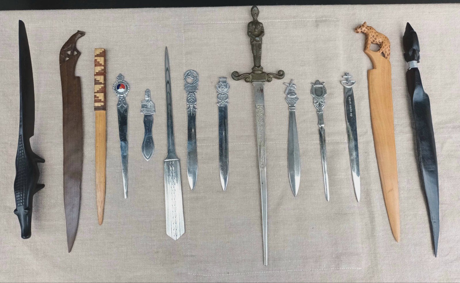 14 verschillende Briefopeners, Ophalen of Verzenden