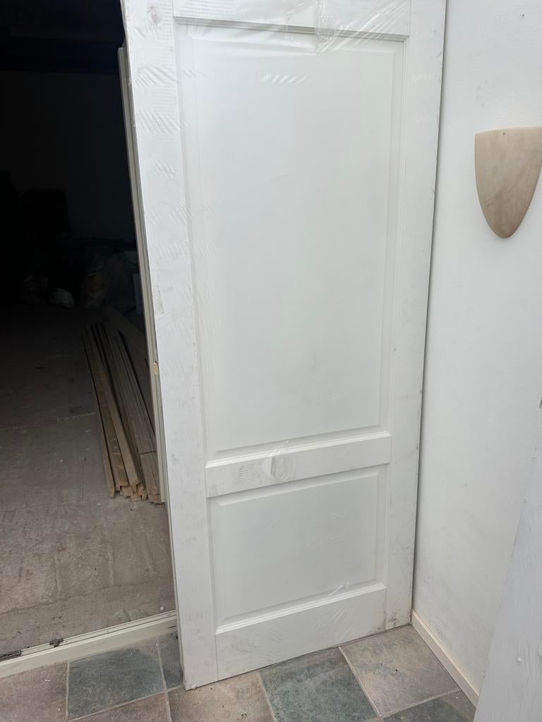Nieuwe massieve paneeldeur 73 x 201 cm, Ophalen, Minder dan 80 cm, Binnendeur, Nieuw