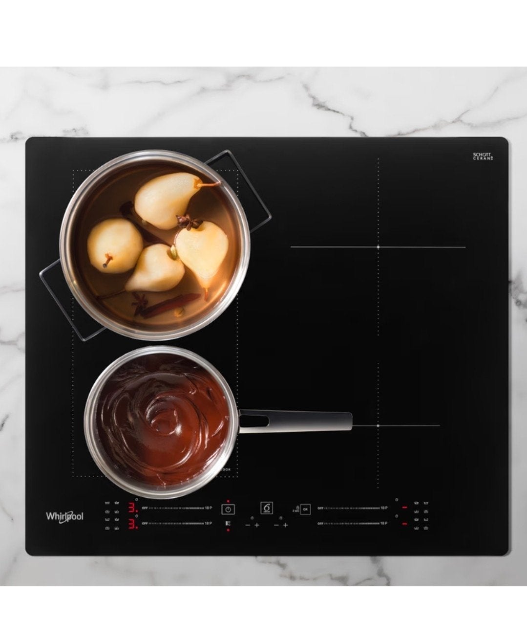 NIEUW IN DOOS! Whirlpool Inductiekookplaat (Winkelprijs €438, Ophalen, Nieuw, 4 kookzones, Inbouw