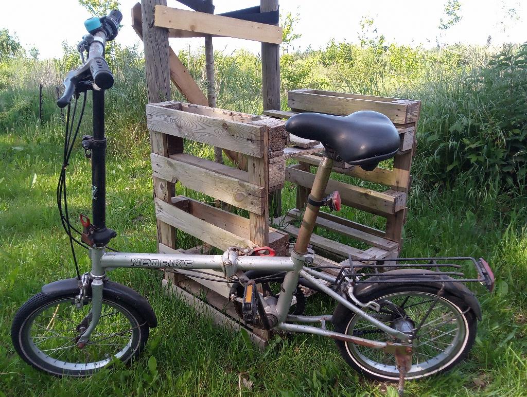 Neobike Vouwfiets, Gebruikt, Minder dan 14 inch, Versnellingen, Deels opvouwbaar