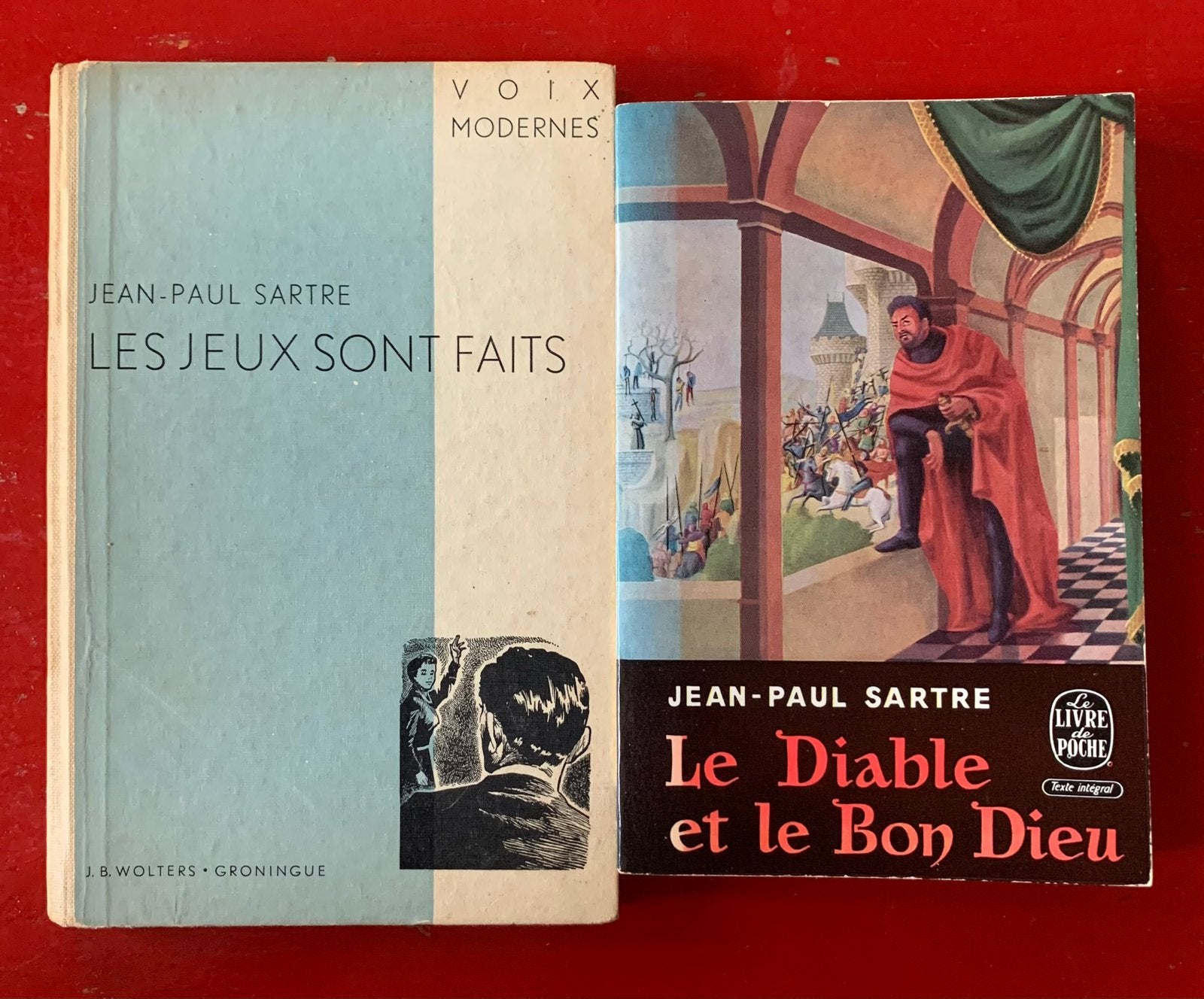 2x Jean-Paul Sartre - Les Jeux Sont Faits/ Le Diable et …, Ophalen of Verzenden, Gelezen