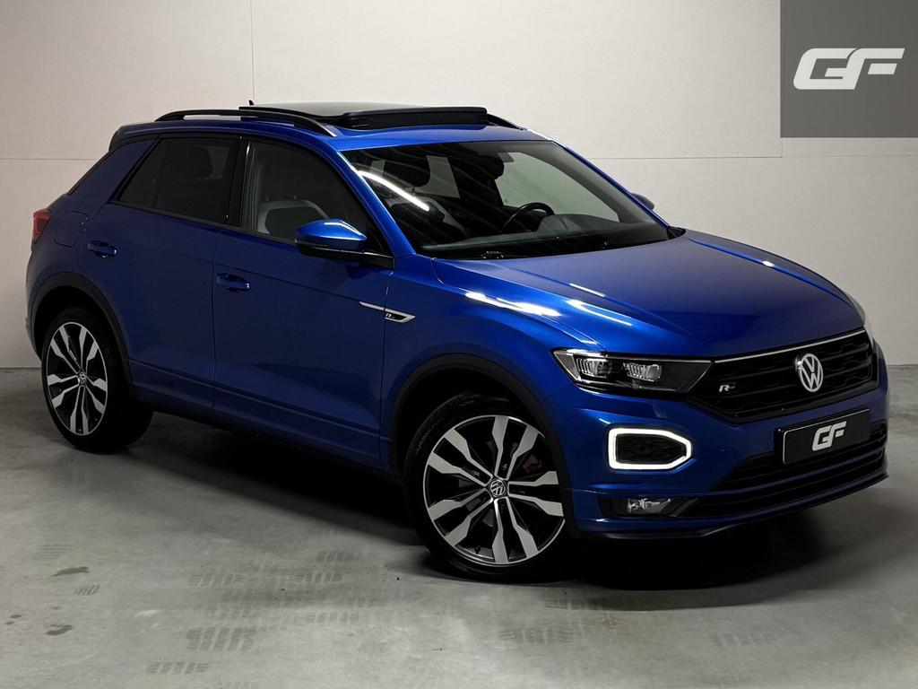 Volkswagen T-Roc 1.5 TSI R-Line Pano Virtual Carplay Sfeer, Auto's, Volkswagen, Stof, 4 cilinders, Blauw, Bedrijf