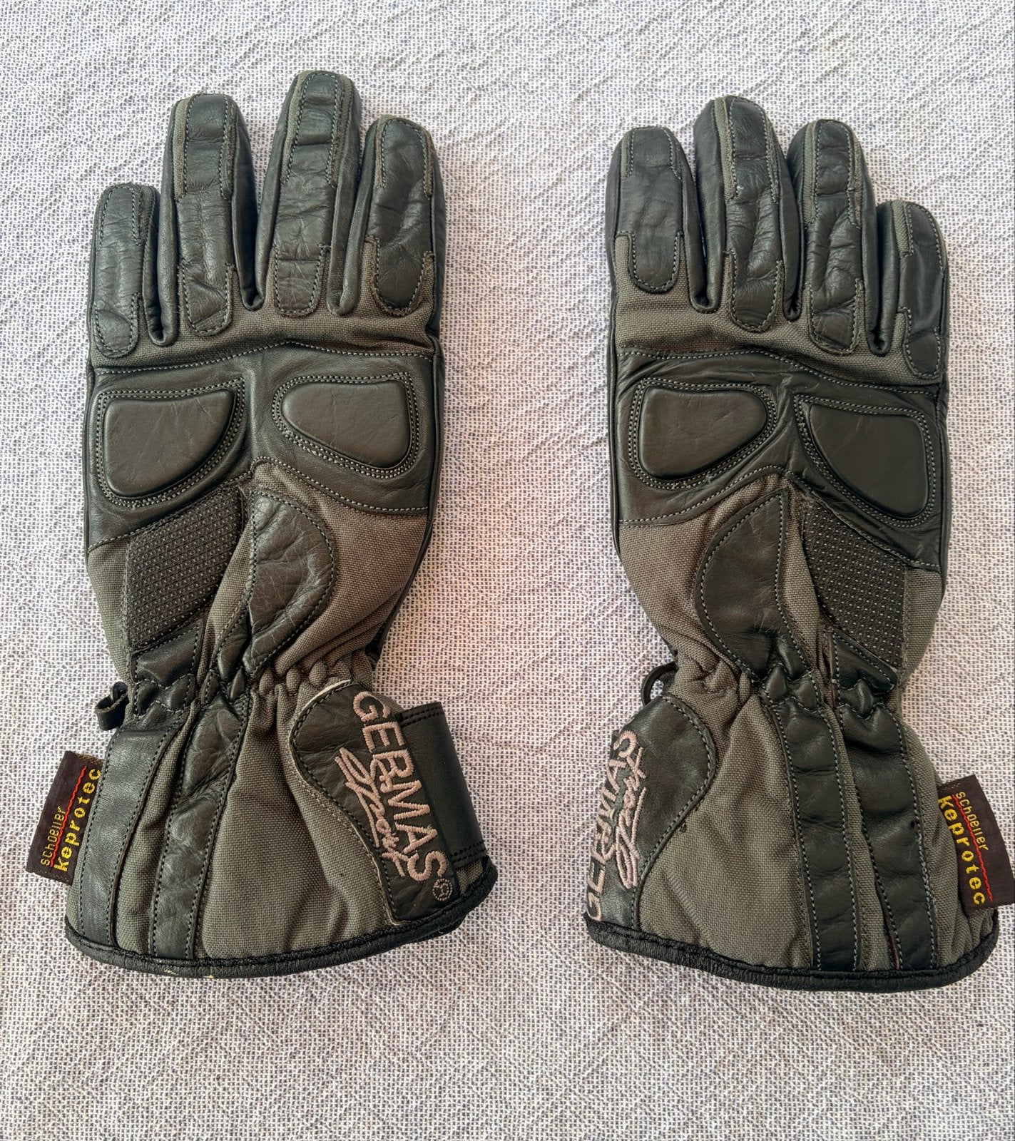 GERMAS motorhandschoenen Schoeller Keprotec, maat XS, Ophalen of Verzenden, Tweedehands, Heren, Handschoenen
