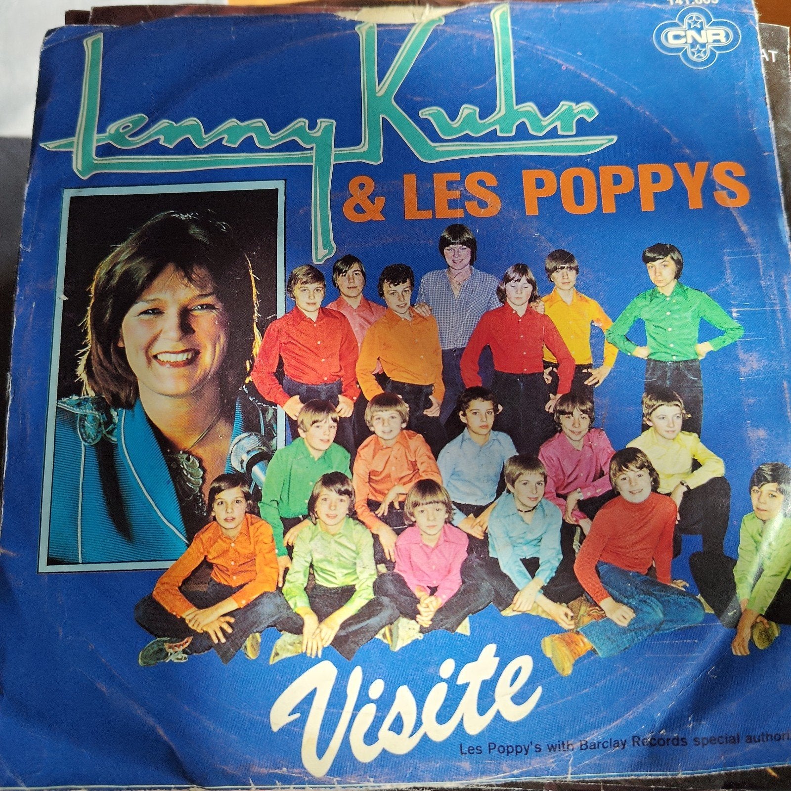 Lenny Kuhr & Les Poppys - Visite (Vinyl Single), Cd's en Dvd's, Gebruikt, 7 inch, Ophalen of Verzenden, Pop