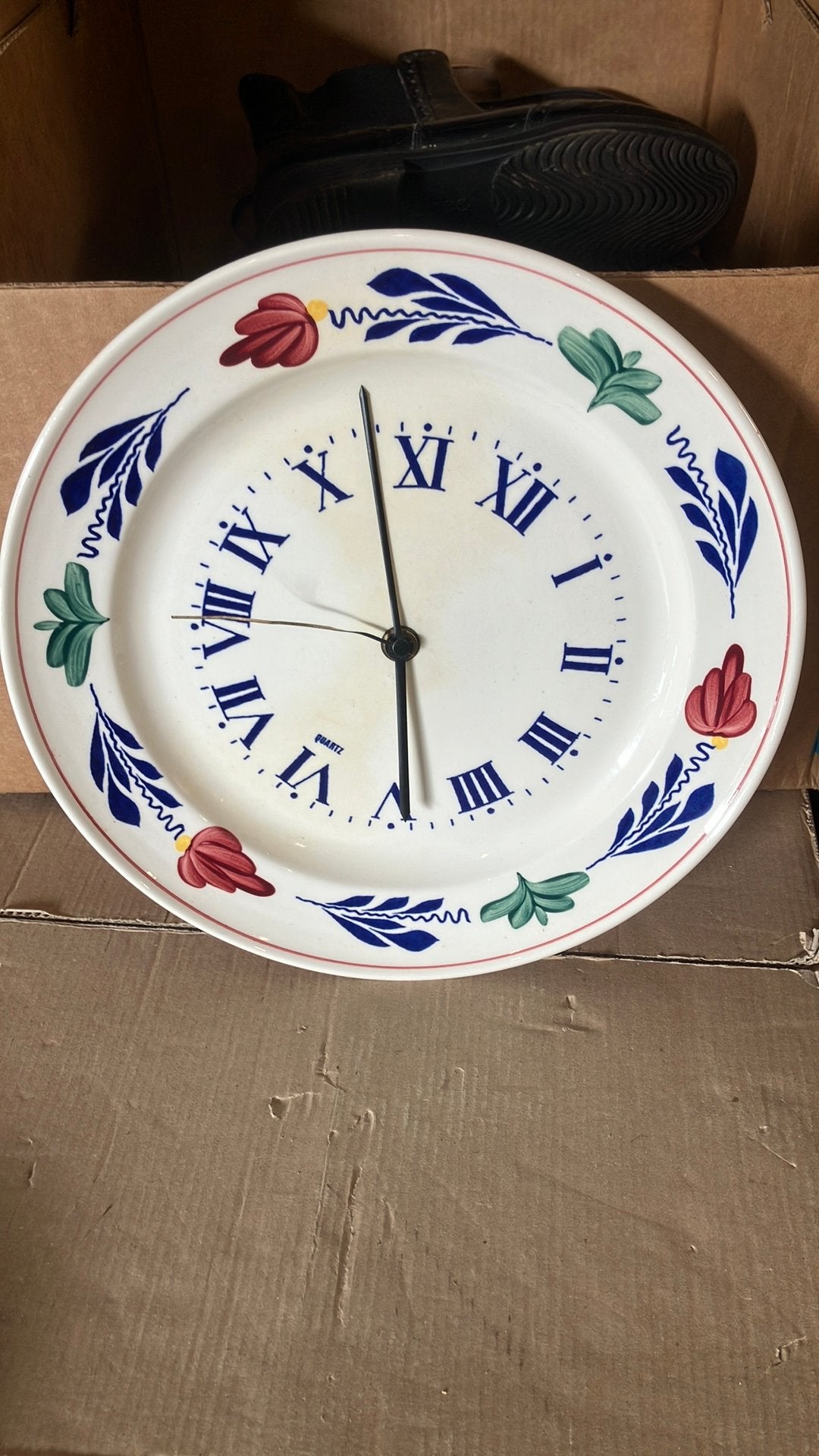 Klok van Boch servies, Gebruikt, Ophalen of Verzenden, Royal Boch, Overige stijlen