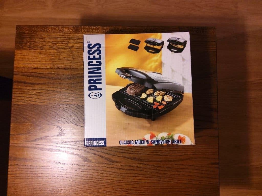 Tosti ijzer, Multi grill, Ophalen, Uitneembare platen, Gebruikt