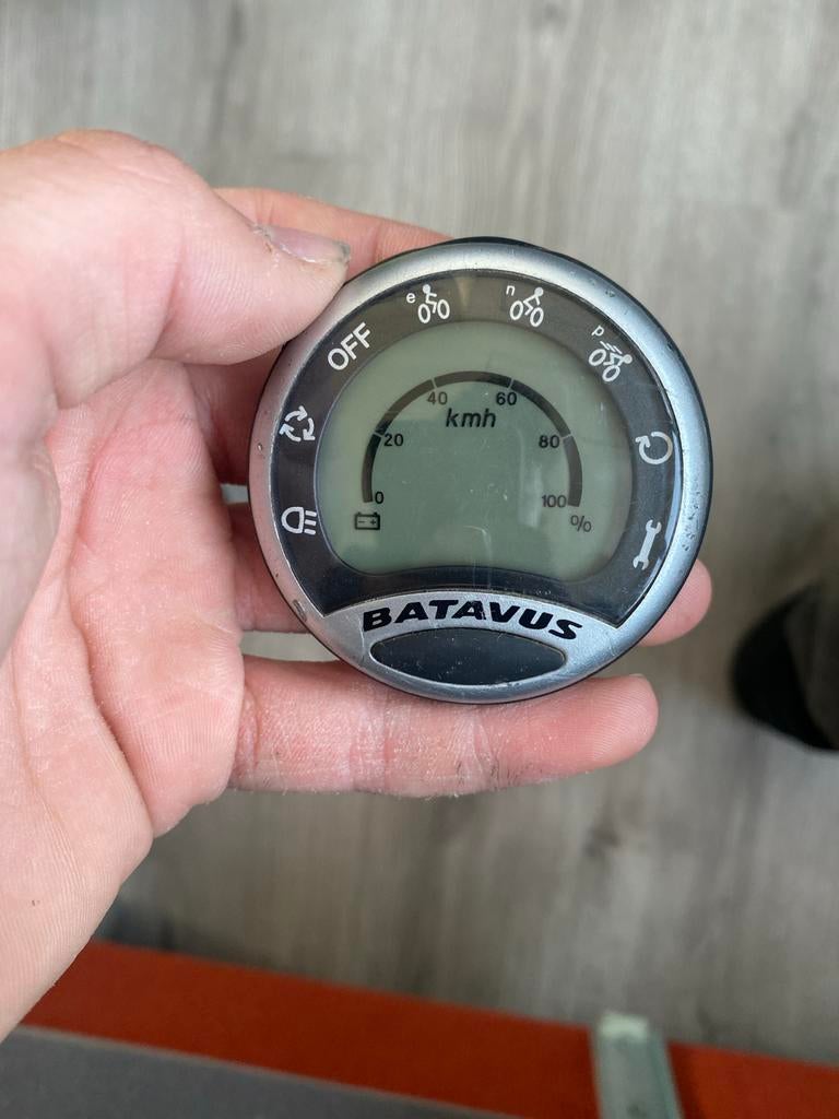 Batavus Sparta Ion Display - Gebruikt, Fietsen en Brommers, Fietsaccessoires | Fietscomputers, Gebruikt, Snelheidssensor, Ophalen