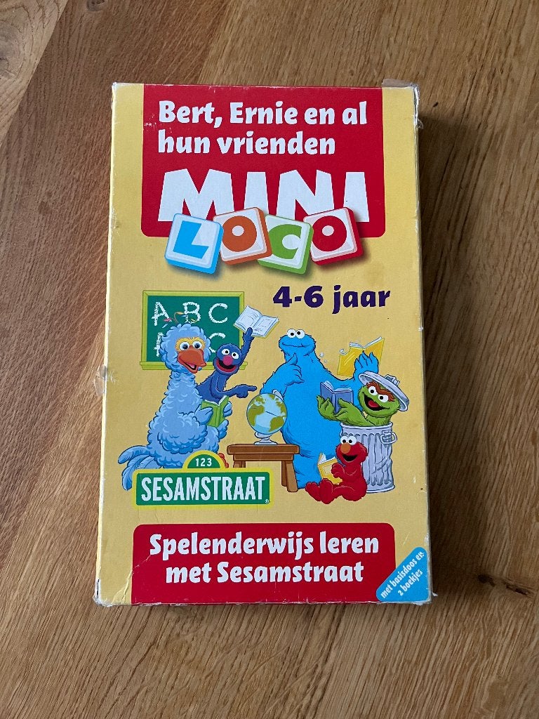 Mini Loco - Sesamstraat - Spelenderwijs leren (4-6 jaar), Ophalen of Verzenden, Gebruikt, Taal en Lezen