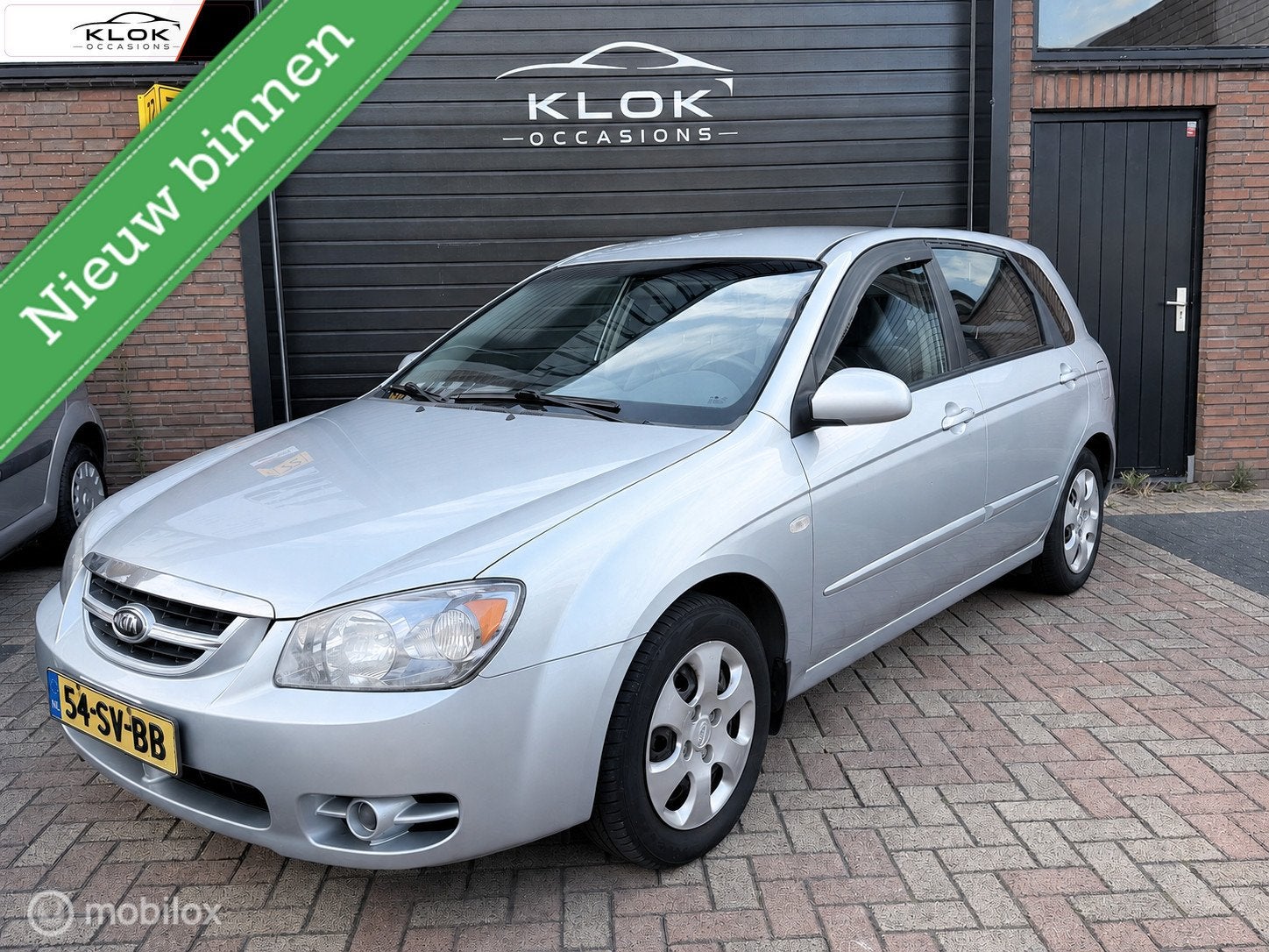 Kia Cerato 1.6-16V LX NAP Airco Stuurbekrachtiging, Auto's, Kia, 1599 cc, 4 cilinders, Emergency brake assist, Blauw