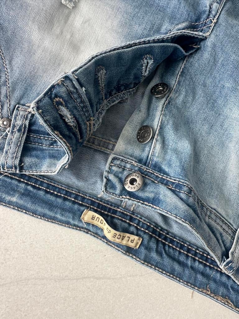 Place du Jour Jeans - Lichtblauw met destroyed details, Kleding | Dames, Ophalen, Gedragen, Blauw, W28 - W29 (confectie 36)