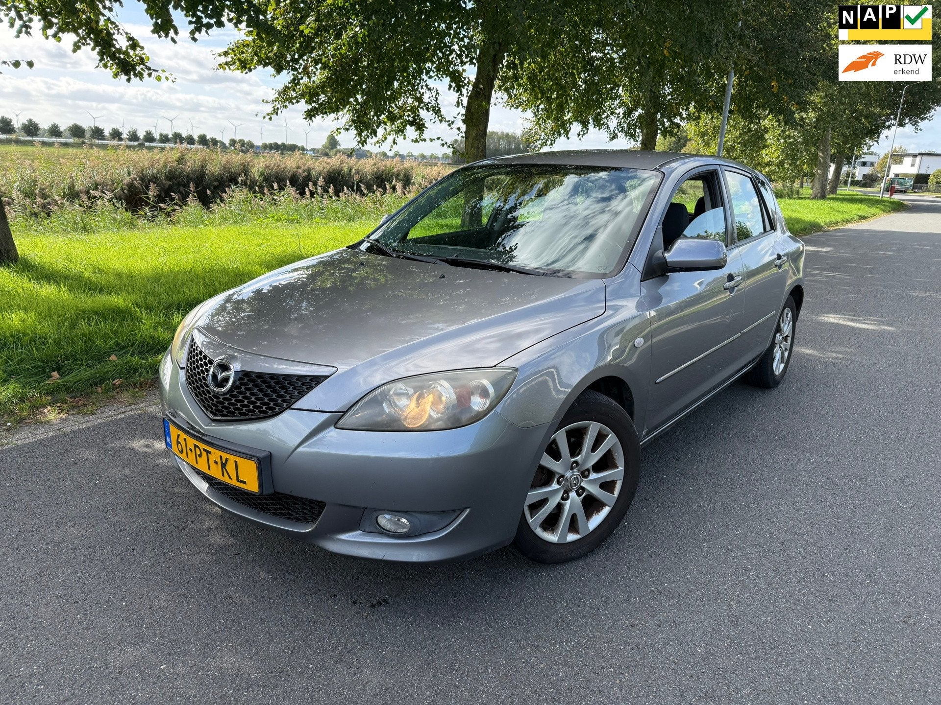 Mazda 3 Sport 1.6 Touring AIRCO/VELGEN/APK 10-2027, Auto's, Voorwielaandrijving, 1160 kg, Stof, Gebruikt