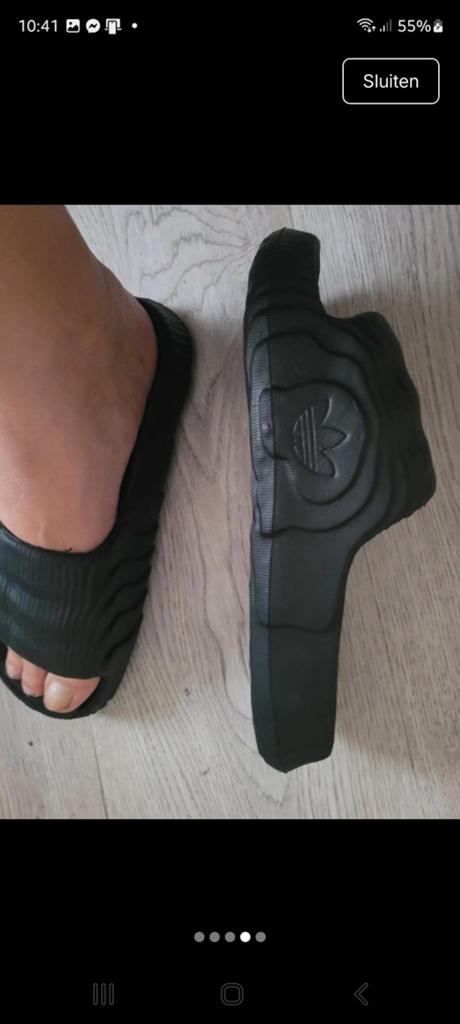 Adidas nieuwe zwarte slippers  Maat 40, 60% korting, Slippers, Adidas, Zwart, Ophalen of Verzenden