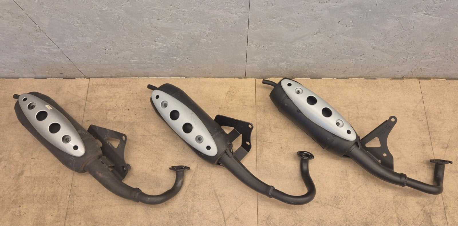 Jamarcol originele scooteruitlaten 4-takt GY6 – 3 stuks, Gebruikt, Jamarcol, N.v.t, N.v.t