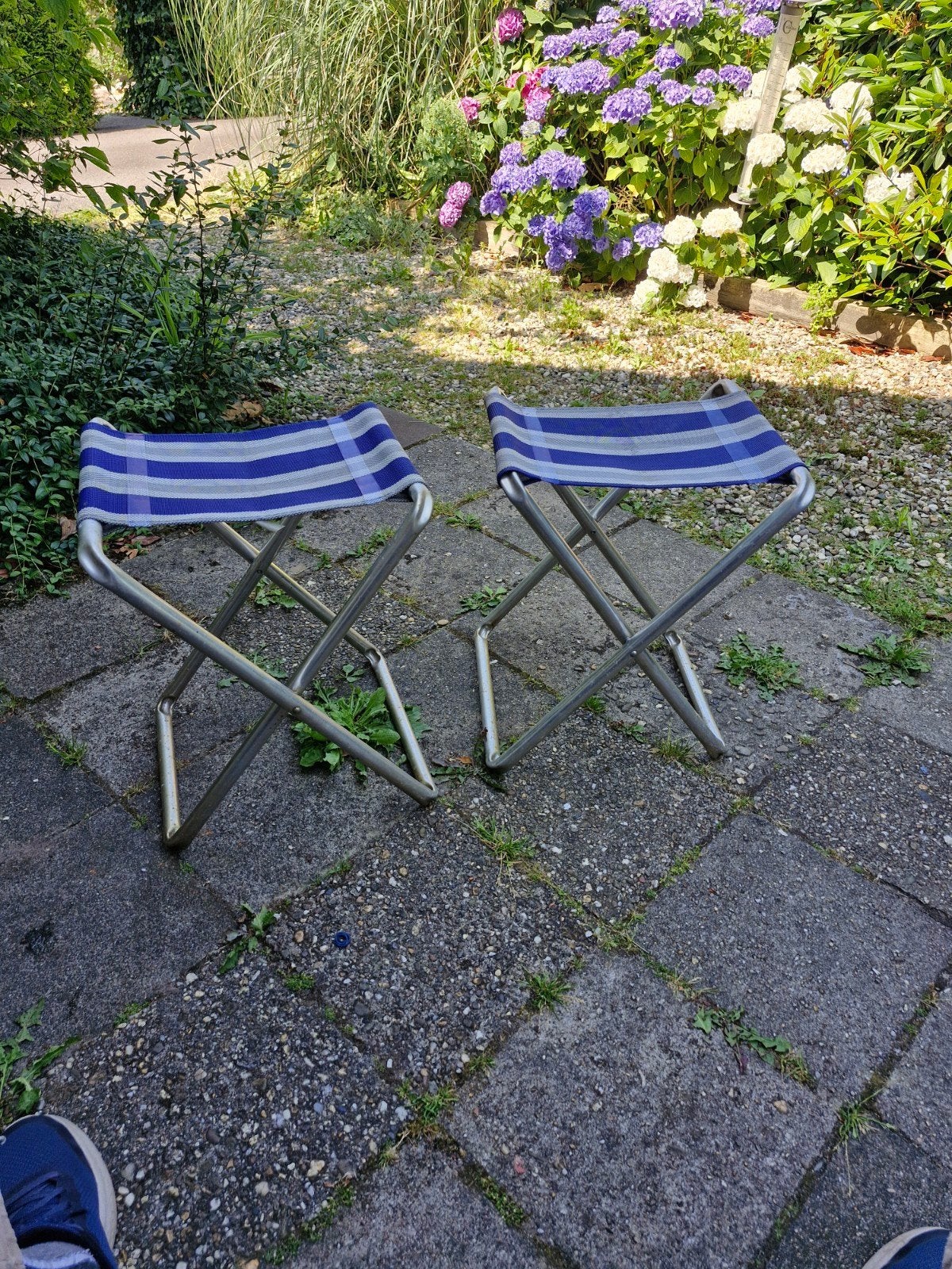 Klapstoeltjes  Crespo z.g.a.n  geschikt voor voetensteun of, Ophalen