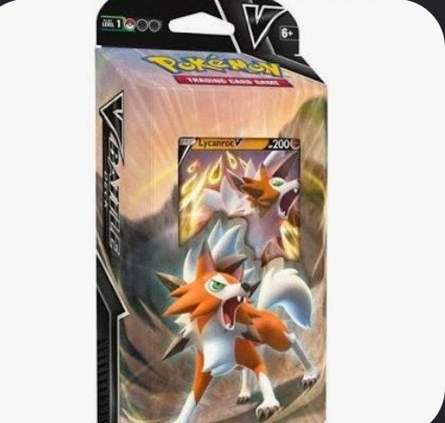 Pokémon Battle Deck Lycanroc V - 60 kaarten, Ophalen, Nieuw, Speeldeck, Foil