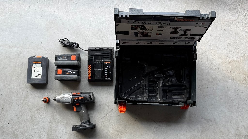 PROTOOL QuaDrive accuslagschroefmachine / festool familie, Gebruikt, Ophalen of Verzenden, Minder dan 400 watt, Klopboormechanisme