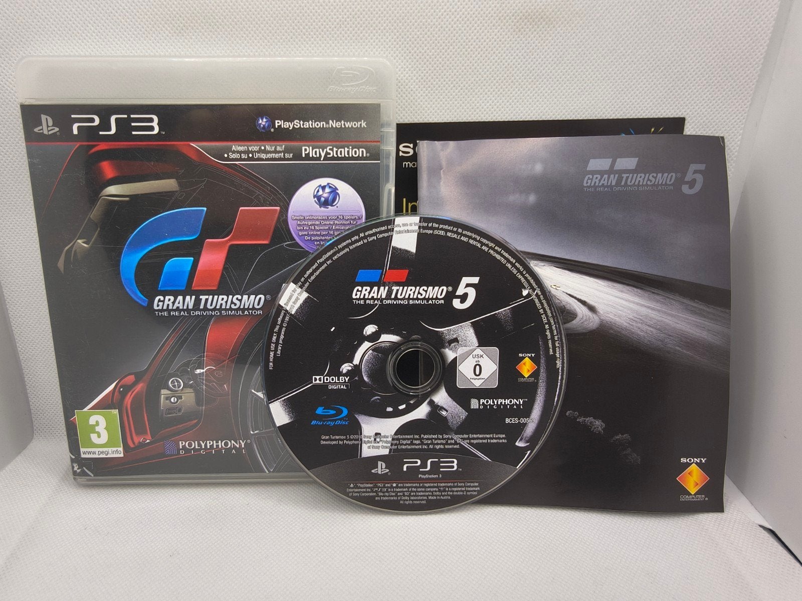 Gran Turismo 5 Playstation 3 game, 3 spelers of meer, Ophalen of Verzenden, Zo goed als nieuw, Vanaf 3 jaar