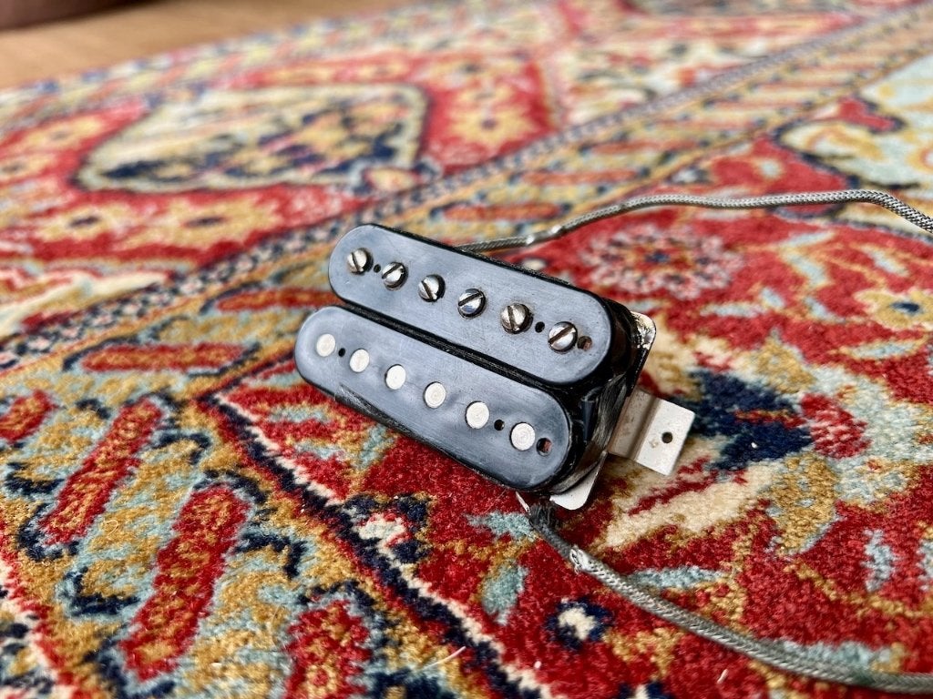 1963-1964 Gibson Patent Number sticker PAF humbucker pickup, Gibson, Gebruikt, Info@gibson.com, Ophalen of Verzenden