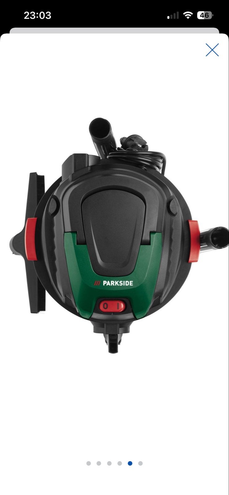 Parkside Waterstofzuiger - Nieuw, Overige merken, Nieuw, Industriële stofzuiger, 1200 tot 1600 watt