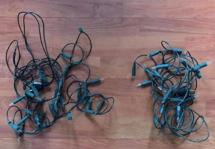 2x kerstverlichting, kerstlampjes, kerst lampjes; 6 en 8 m, Diversen, Ophalen of Verzenden, Zo goed als nieuw