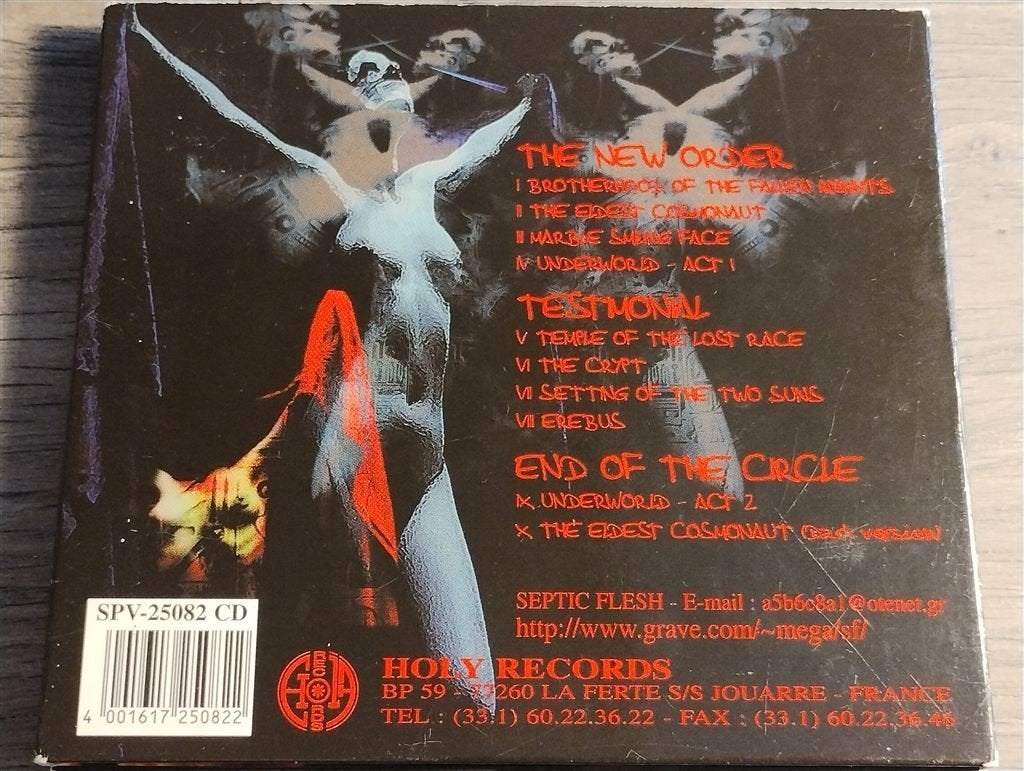 Septic Flesh ‎- A Fallen Temple [Digipack], Ophalen of Verzenden, Zo goed als nieuw