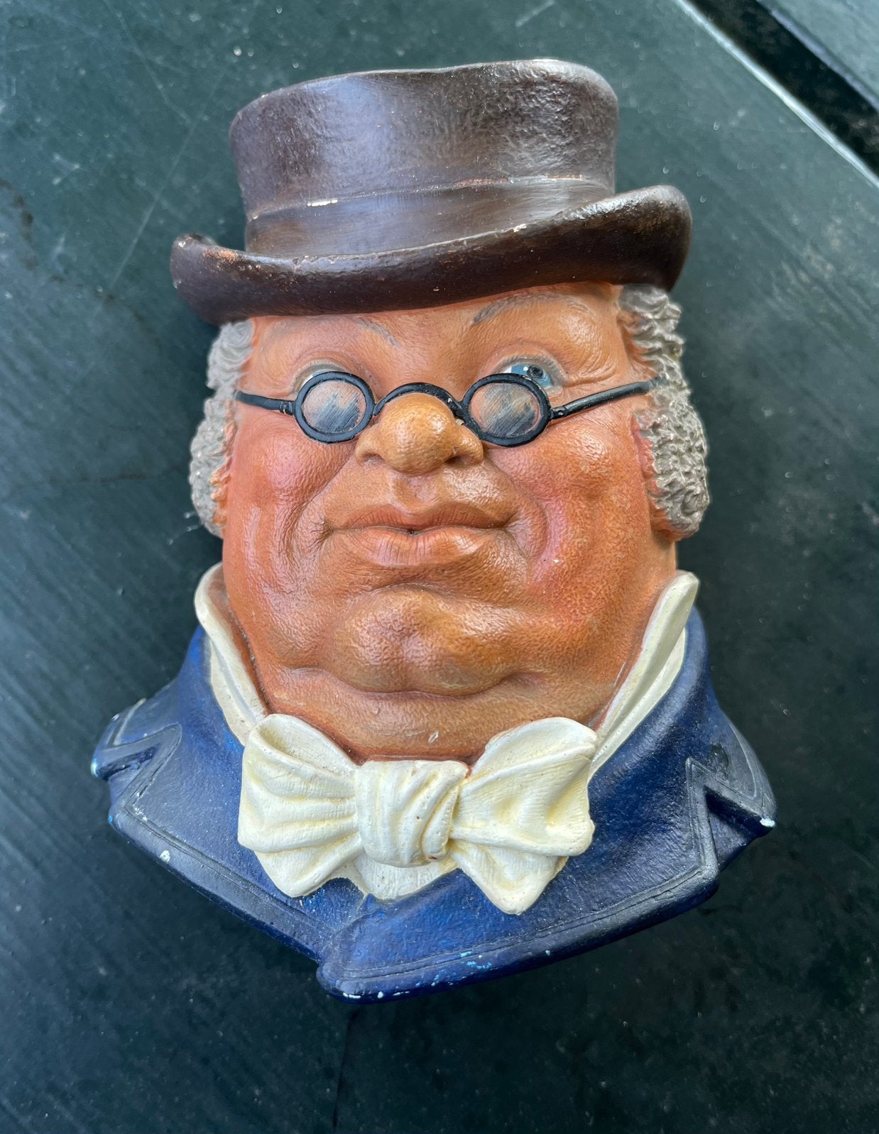 Vintage wandsculptuur van Mr. Pickwick, Ophalen of Verzenden