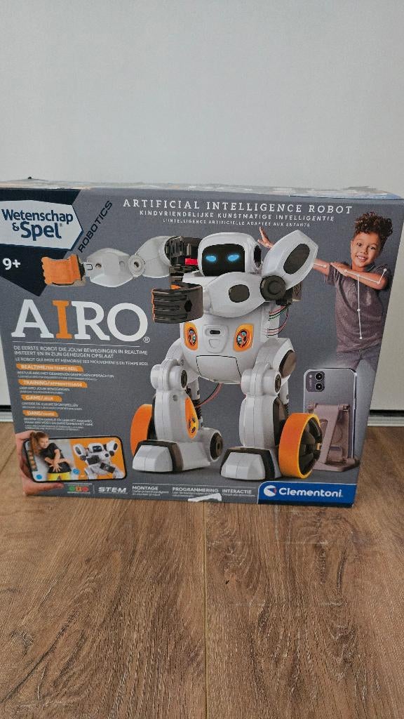 Clementoni Airo Robot, Ophalen of Verzenden, Nieuw, Elektronica, Met geluid