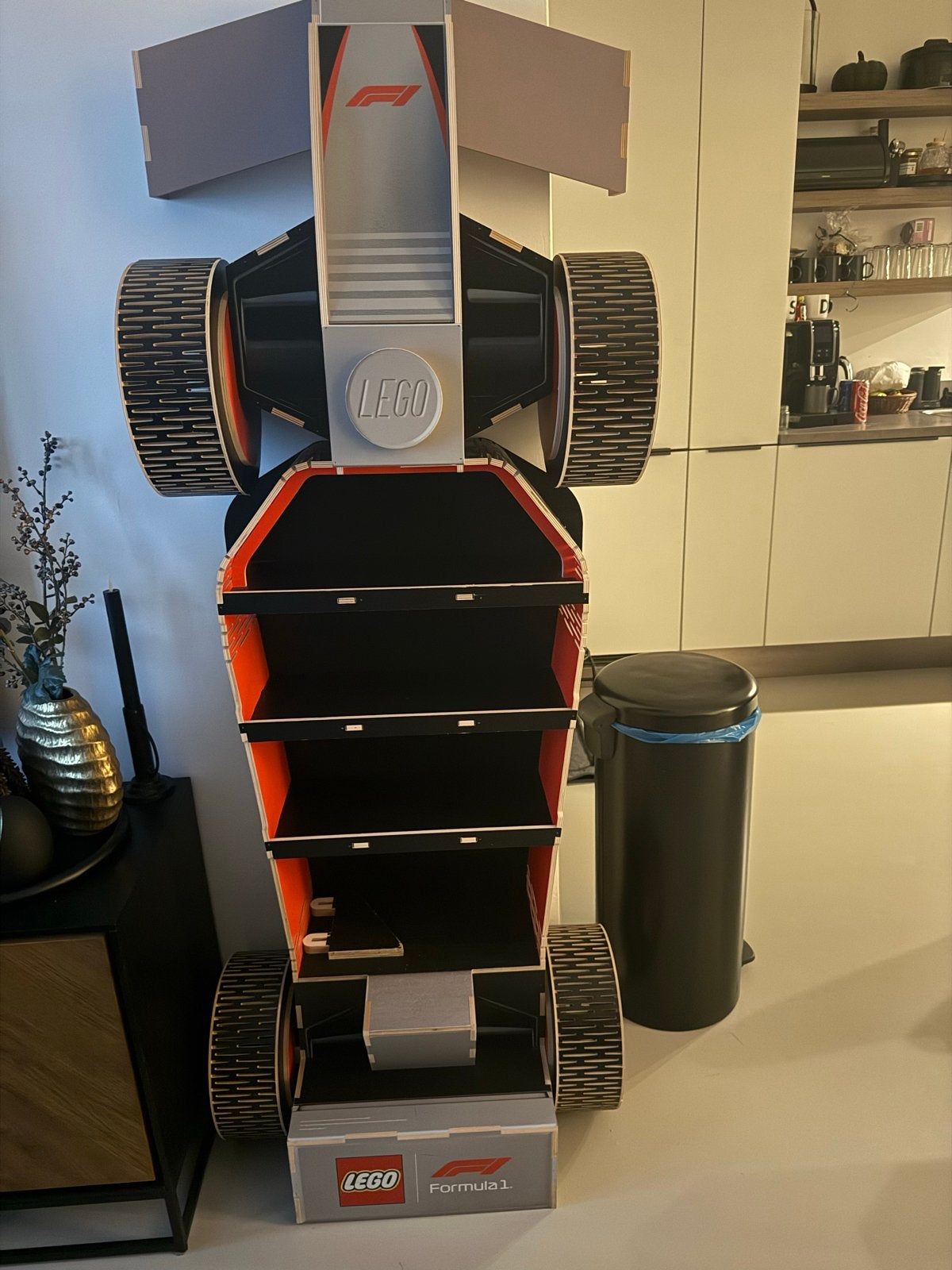 Unieke LEGO Formule 1 Display Kast - Zo goed als nieuw, Ophalen, Zo goed als nieuw, Overige merken