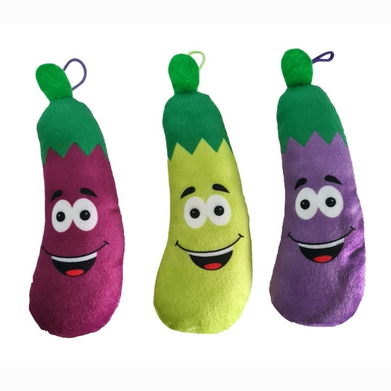 PARTIJ PLUSH AUBERGINE 19CM , ., Nieuw, Ophalen of Verzenden, .