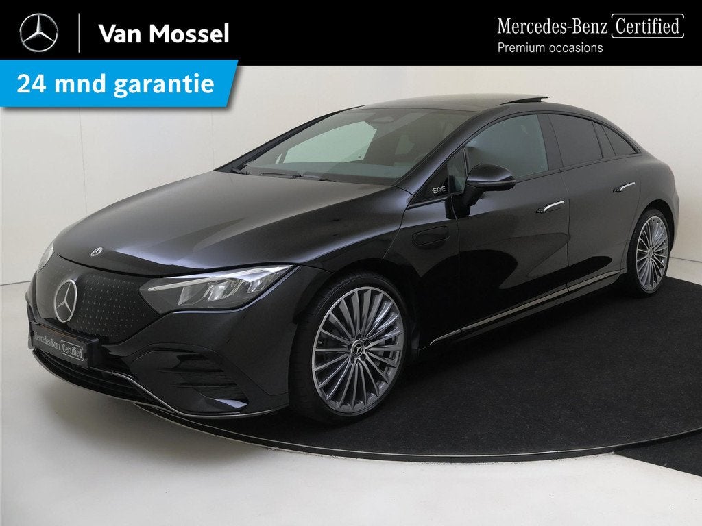 Mercedes-Benz EQE 300 Business Solution AMG 90 kWh / Memory-, Auto's, Mercedes-Benz, Achterwielaandrijving, 89 kWh, Zwart, EQE