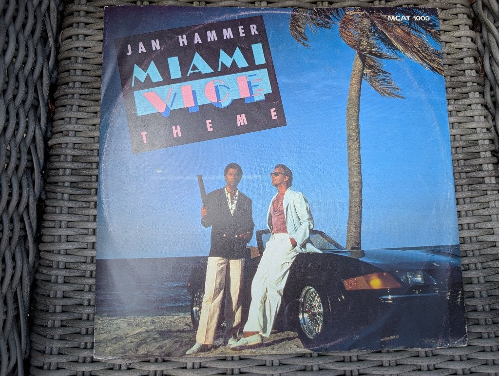 Maxi single - Jan Hammer - Miami Vice Theme, Ophalen of Verzenden, Zo goed als nieuw, Filmmuziek en Soundtracks