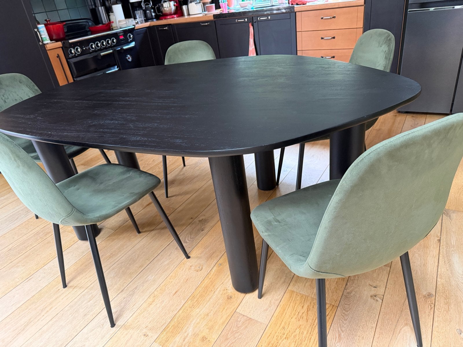 Organische eettafel van Studio LIVIT - 180x120 cm, Ophalen, 100 tot 150 cm, Zo goed als nieuw, 150 tot 200 cm