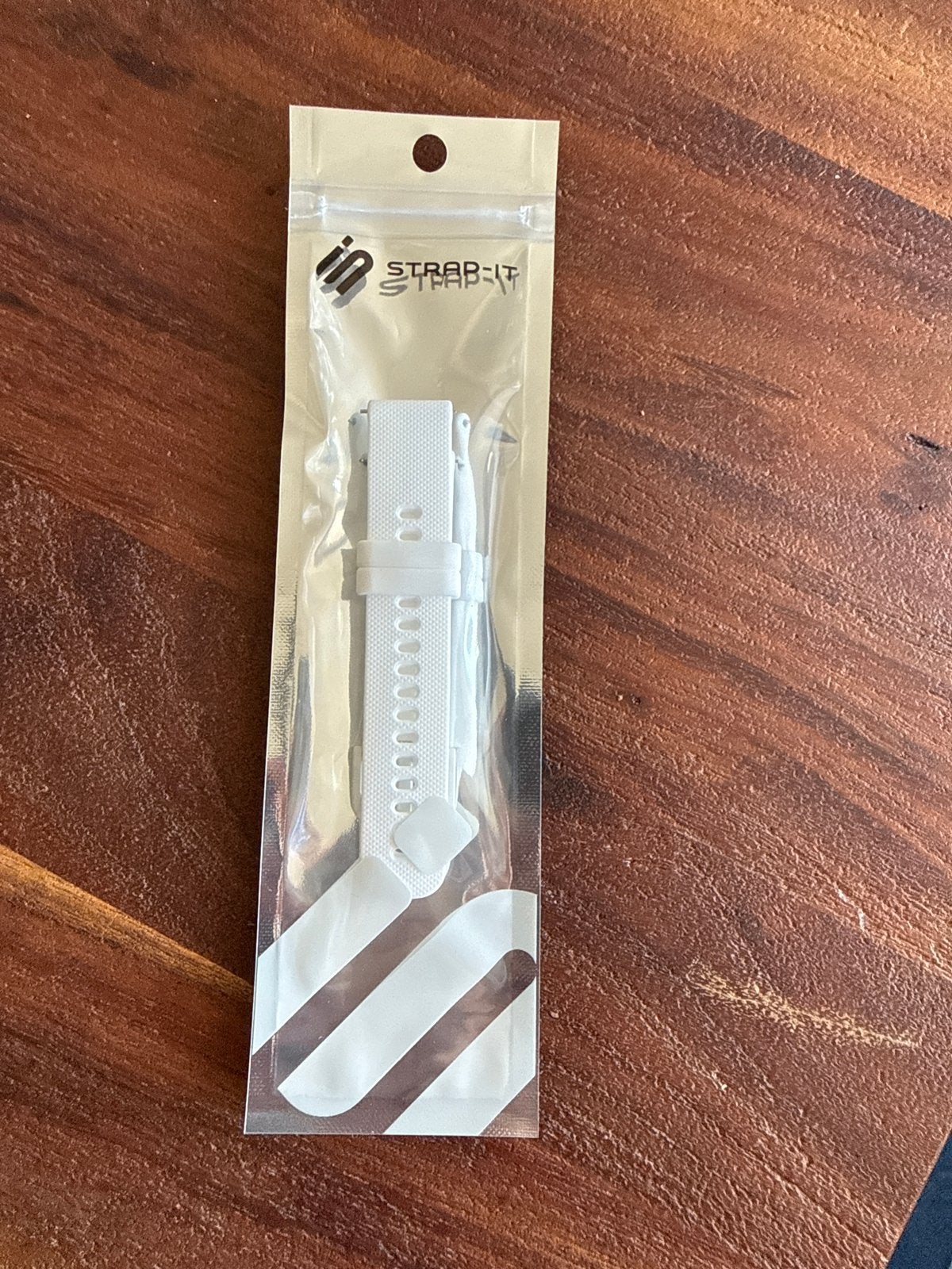 Strap-it Siliconen Horlogebandje 18mm Wit, Ophalen of Verzenden, Nieuw, Wit