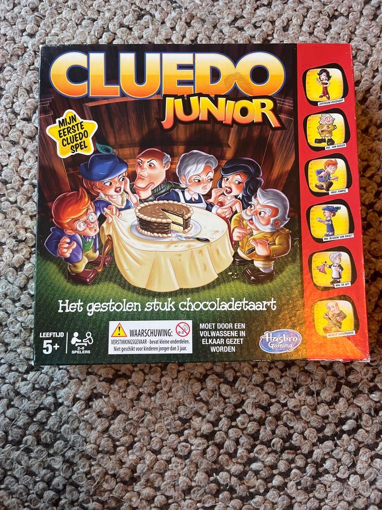 Cluedo Junior: Het gestolen stuk chocoladetaart, Hobby en Vrije tijd, Gezelschapsspellen | Bordspellen, Drie of vier spelers, Ophalen