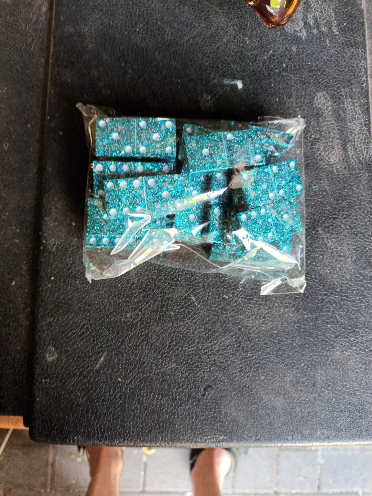 Custom sparkling dominostenen, Sieraden, Tassen en Uiterlijk, Portemonnees, Ophalen of Verzenden, Nieuw